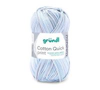 Cotton Quick print - Bleu clair/Gris - 240 - 50g - 125m - 100% coton