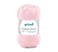 Cotton Quick uni - Rose layette - 133 - 50g - 125m - 100% coton