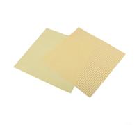 Cotton Quilt Fabric Bundle 7pcs 25cm Soft Patchwork(Yellow)