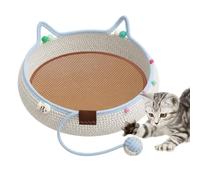 Cotton Rope Cat Basket Bed - Woven Kitten Nest for Indoor Rest Play Comfort