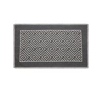 COTTON ROYAL Tapis sarde Gris,50X80 cm, Relief Jacquard Salle de Bain,Cuisine,Salon,Descente de lit,Cuisine,modèle Labyrinthe (Gris, 50_x_80_cm)