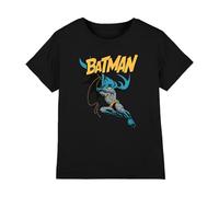 Cotton Soul Batman Action Boys T Shirt, Black, 10-12 Years