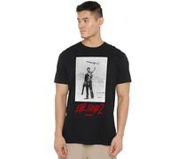 Cotton Soul Evil Dead 2 Chainsaw T-shirt pour homme Noir