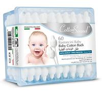 COTTON SOUND Bâtonnets Oreilles 60 Pièces Bébé Produit Pour l'hygiène Personnel