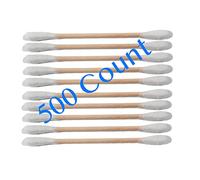 Cotton Swaps Lot de 500 bâtonnets en bois 100 % coton