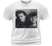 Cotton T Shirt Tears Roll Down Songs from The Big Chair Album Tee Roland Orzabal White 3XL