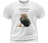 Cotton T Shirt Tears Roll Down The Hurting Album Tee Roland Orzabal Manny Elias White L