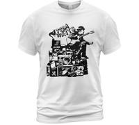 Cotton T-Shirt Tom Waits Mule Variations Album Tee Closing Time Night on EarthWhite3XL