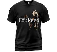 Cotton Unisex T-Shirt Lou Reed The Definitive Collection Album Tee The Blue MaskBlack3XL