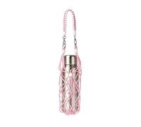 Cotton Water Bottle Cover - Fashionable & Portable Bottle Bag With Adjustab | Cup Holder Water Bottle Carrier Bag for Travel Camping Hiking Fishing Cycling Vacation Trip Shopping Gym Workout Sports