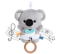 COTTONBEBE Peluche Bébé Koala, Doudou avec Musique Douce, Jouets Musicaux pour Garçons et Filles, pour Poussettes et Berceaux, Cadeau de Naissance Idéal pour Bébé