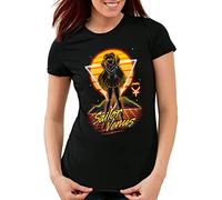 CottonCloud Sailor Venus T-Shirt Femme Moon Anime Manga Cosplay Crystal, Taille:2XL