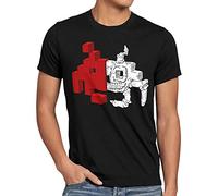CottonCloud Space Anatomie T-Shirt Homme Invaders Jeu vidéo, Taille:XL