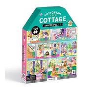 Cottontail Cottage 100 Piece House-shaped Puzzle