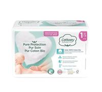 Cottony Couches Bébé 100% T1 2-5kg 27 unités