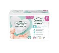 Cottony Couches Bébé 100% T1 2-5kg 27 unités