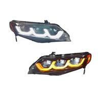 COTUND Compatible avec Honda Civic huitième génération 2006-2011 ensemble de phares lentille LED modifiée flux de feux de jour clignotant(RHD)