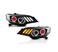COTUND Feux LED complets compatibles avec les accessoires de voiture Honda Jazz, phares DRL, clignotants séquentiels, ensemble de phares 2014-2017