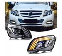 COTUND Paire de phares avant compatibles avec Mercedes-Benz GLK350 GLK250 (2013-2014, 2015) : projecteurs LED et feux de jour.(Left rudder,Xenon)