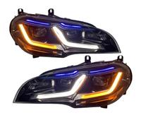 COTUND Phares à LED for voiture compatibles avec les accessoires E70 X5 2007-2013 E70, feux de jour avant à LED modifiés, clignotants(2011-2013)