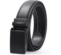 Coubeau Ceinture Enfant Garçon en Cuir pour Adolescent Garçon Ceinture à Cliquet Facile à Glisser