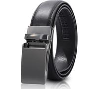 Coubeau Ceinture Enfant Garçon en Cuir pour Adolescent Garçon Ceinture à Cliquet Facile à Glisser