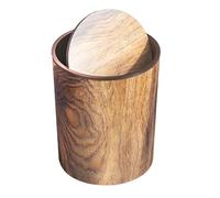Coubelle à déchets en bois - poubelle rétro, récipient à ordures décoratif | Porte-ordures intérieure compacte, boîte de papier élégante, organisateur de chambre moderne pour chambre à coucher, cuisin