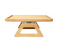 Couch Armrest Table - Foldable Wood Chair Table Insert Organizer | Portable Sofa Arm Tray for Desk, Seat, Bedside, Work, Breakfast Coffee Snack Eating