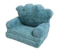 Couch pour Enfants, canapé pour Enfants Green Pold Out Couch Flip Out Chaise Couronne Mignon Soft Confortable Sofa Toddler Chaise Garçons Girls Home School Kindergarten (2 Niveaux)