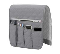 Couch Remote Holder - Non-Slip Armrest Storage Bag, Couch Remote Holder with 5 Pockets | Multifunctional Sofa Organizer for Smartphone, Book, Magazines, Gaming Controllers, Laptop, Phone, Nightstand