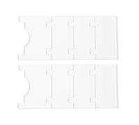 Couch Wall Spacer - 2 Pieces Prevents Sliding Blocker, Furniture Wall Protector | Acrylic Sofa Couch Walls Spacer for Renters Homeowners Apartment Dwellers Recliner Table Dresser Tile Floor