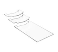 Couch Wall Spacer - Non Slip Wall Stoppers for Couch, Adjustable Acrylic Protectors | Couchs Slide Stopper & Furniture Back Blocker Guards to Stop Squeaking and Floor Sliding
