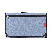 Couche-bébé avec Appui-tête intégré, Design Portable (BLUE) | Polyester durable, facile à nettoyer, absorbant l\'humidité, idéal pour les parents, adapté aux voyages