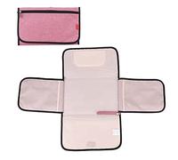 Couche-bébé avec Appui-tête intégré, Design Portable (Maca rouge) | Polyester durable, facile à nettoyer, absorbant l\'humidité, idéal pour les parents, adapté aux voyages