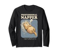 Couche-Culotte Professionnelle Loutre endormie Humour Amoureux des Animaux Manche Longue