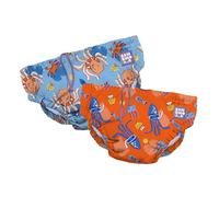 Couche de bain Lavable Révolutionnaire, lot de 2, Bambino Mio, Bubulle & Plouf, (6-12 mois)