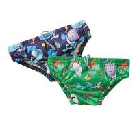 Bambino Mio Squirt and Toddler Swim Nappy, Splash & Fun, 1-2 Ans (Lot de 2) Unisex Baby