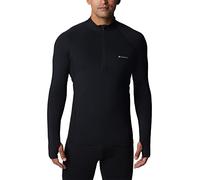 Couche de Base à Manches Longues Demi-zippé pour Homme, Midweight Stretch