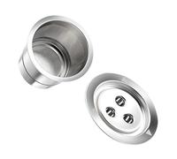 Couche de café rechargeable - Filtre en métal multiple, design longue durée, tasse amovible fiable | de café facile à nettoyer et pour les machines à la maison, les brasseurs,