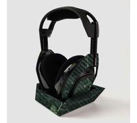 Couche de fibre de carbone de Mighlyskins pour Astro Gaming A50 Wireless Headphones + Station de base - Marble vert | Finis de fibre de carbone t