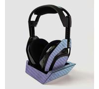 Couche de fibre de carbone de Mighlyskins pour Astro Gaming A50 Wireless Headphones + Station de base - Marble Gradient | Fibre de carbone textur
