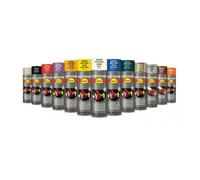 Couche de finition Hard Hat Ral-couleurs rouge feu RAL 3000 500ml - RUST-OLEUM - 2165