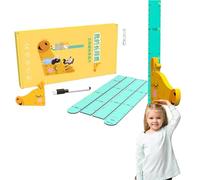 Couche de métro pour Hauteur de levure - Règle auto-adhésive à l'affichage de la hauteur | Altimeter Wallchart | 180 cm de mesure d'altitude linéaire | Décoration murale magnétique mig