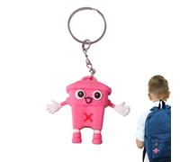 Couche de poubelle CHARM - CRÉATIVE, CHEMP CHRM PENDANT PENDANT, HEUT CORTICE CHEUR | Chrme de porte-clés en PVC pour sac à dos porte-sac de portefeuille à bagages rétroviseur Miroir de voitur