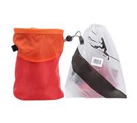 Couche de Poudre de magnésium d'escalade Sac à la Craie Grande capacité Équipement d'alpinisme extérieur Anti-Disque pour Rocher Bououche Halalage à Gymnastique Gymnastique (Rouge)