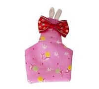 Couche de vol élastique réglable pour perroquet - 7 motifs - Combinaison de vol lavable, réutilisable et confortable pour perroquet (taille S, rose cerise)