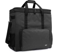 Couche Double Sac De Transport Pour Boîtier De Tour D'Ordinateur De Bureau, Clavier, Câble Et Souris, Sac De Voyage À Bandoulière Pour Ordinateur Hôte, Noir
