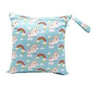 Couche En Tissu Imperméable Portatif Pour Bébé Accroché Au Sac De Rangement Bleu Ciel