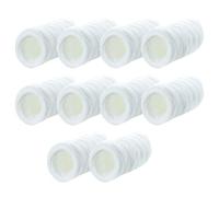 Couche Lavable en Coton 3 Plis, Lot de 10, Blanc pour Garçon Fille | Panneaux Prépliés, Bords Finition, Usage Multiple, Anti-fuite, pour Sorties Poussette à Couches