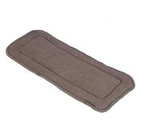 Couche lavable pour adulte 2 tailles, lavable 5 couches Toile de charbon de bambou Nappy Liner Super absorbant Teenages Doublure de coussin Nappy pour incontinence intestinale (M)
